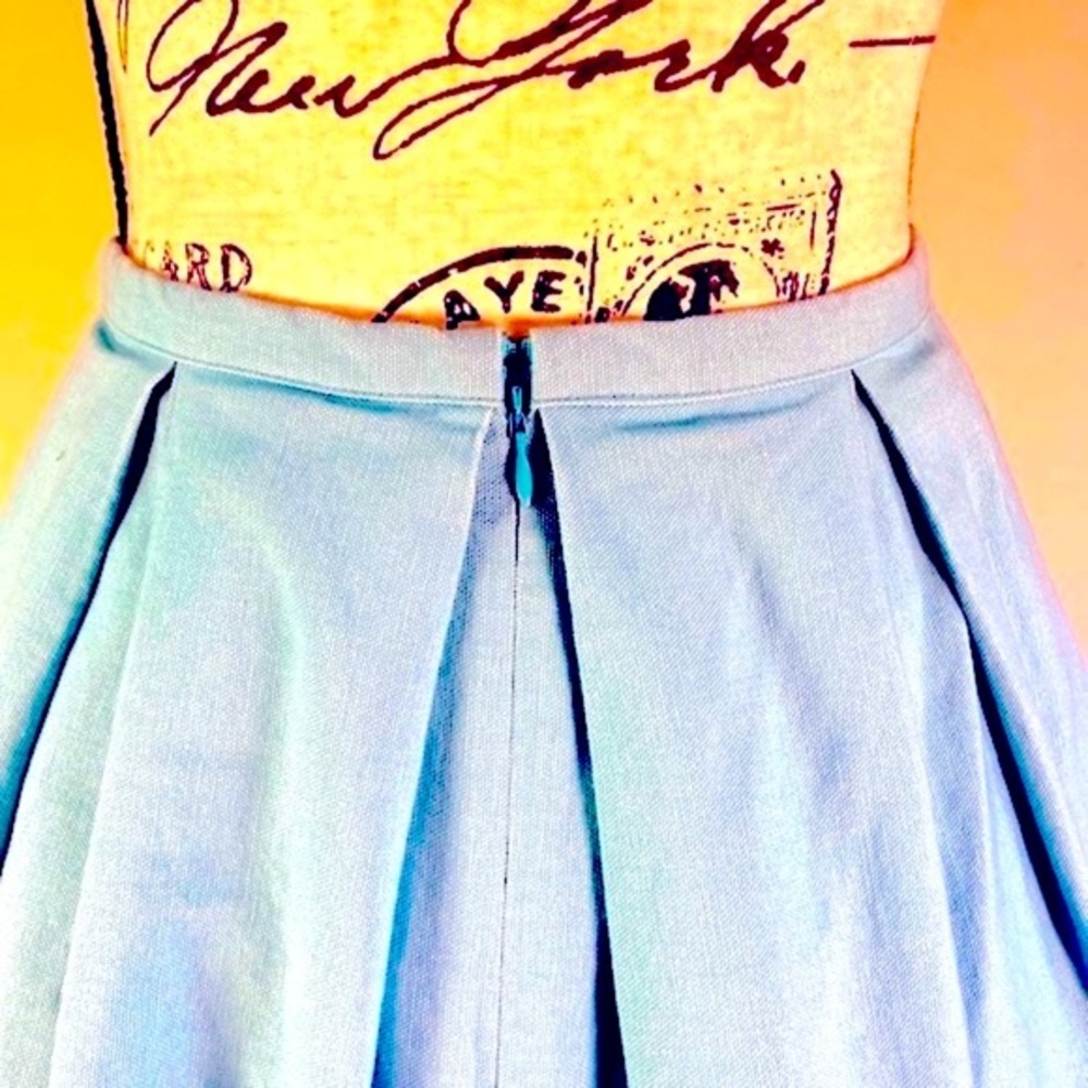 Jason Wu Pleated Striped Skirt - Picture 6 of 9